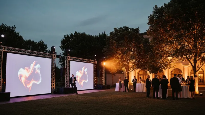L'art audiovisuel dans l'événementiel