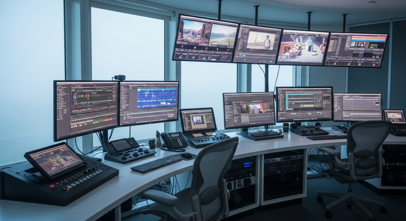 Art audiovisuel et montage vidéo sur station de travail